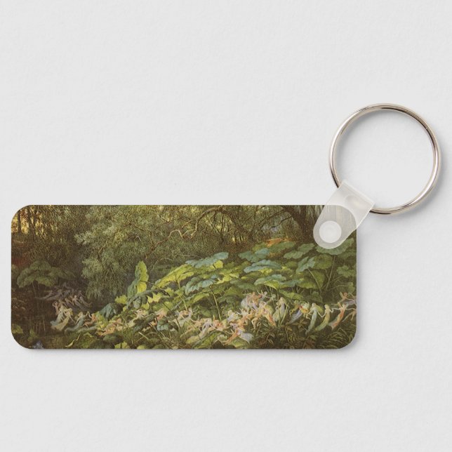 Under the Dock Leaves by Richard Doyle, Fairy Art Key Ring (Front)