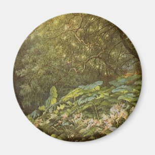 Under the Dock Leaves by Richard Doyle, Fairy Art Magnet