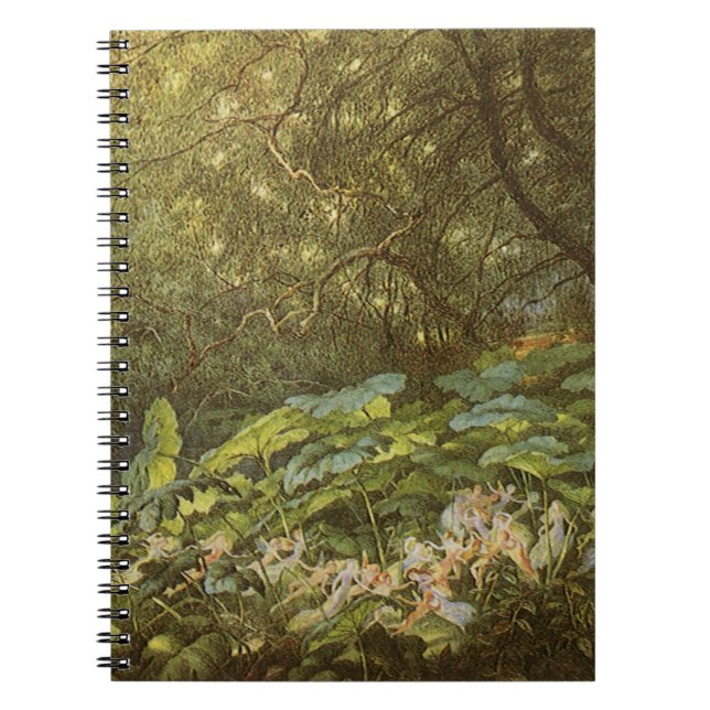 Under the Dock Leaves by Richard Doyle, Fairy Art Notebook (Front)