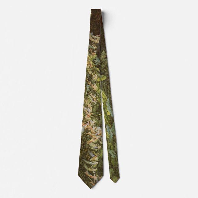 Under the Dock Leaves by Richard Doyle, Fairy Art Tie (Front)
