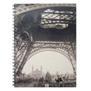 Under the Eiffel Tower, before ascending, from 'L' Notebook