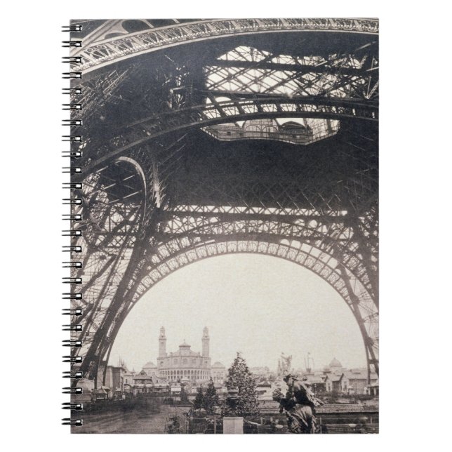 Under the Eiffel Tower, before ascending, from 'L' Notebook (Front)