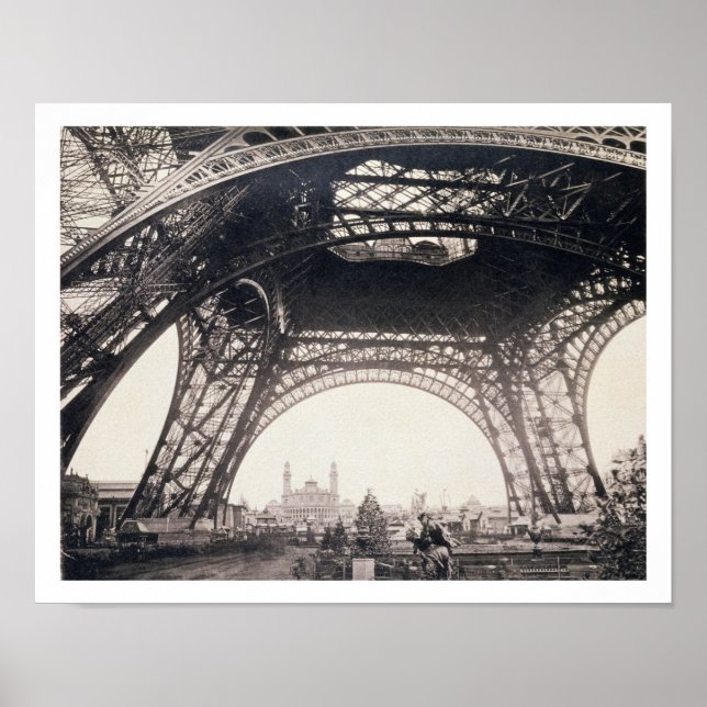 Under the Eiffel Tower, before ascending, from 'L' Poster (Front)