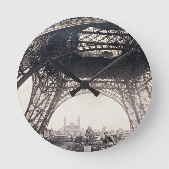 Under the Eiffel Tower, before ascending, from 'L' Round Clock (Front)