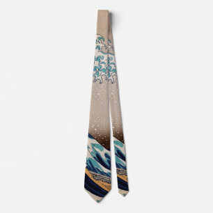 Under the Great Wave off Kanagawa Tie