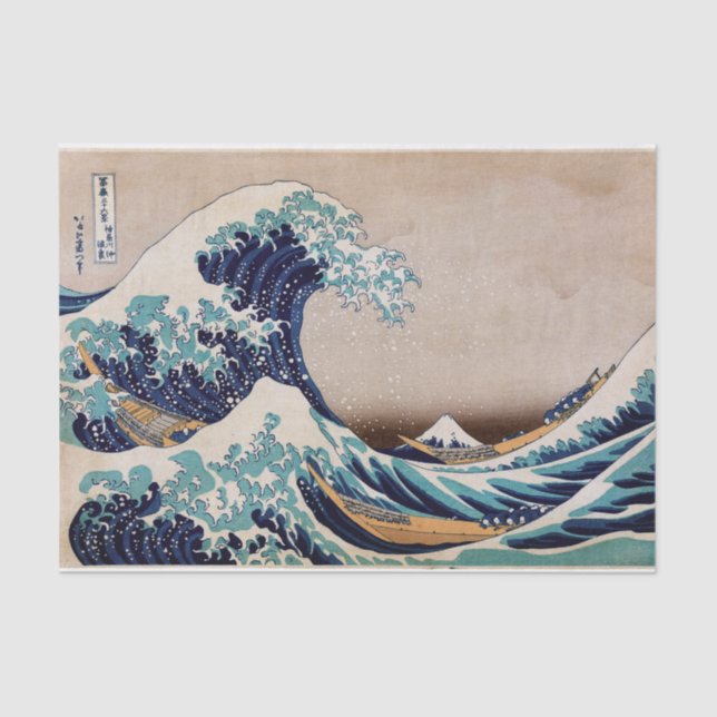 Under the Great Wave off Kanagawa Tissue Paper (Front)