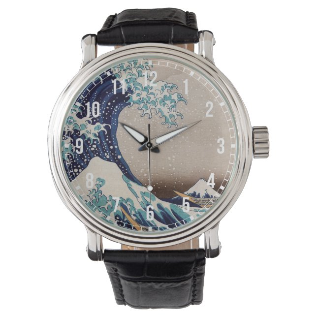 Under the Great Wave off Kanagawa Watch (Front)