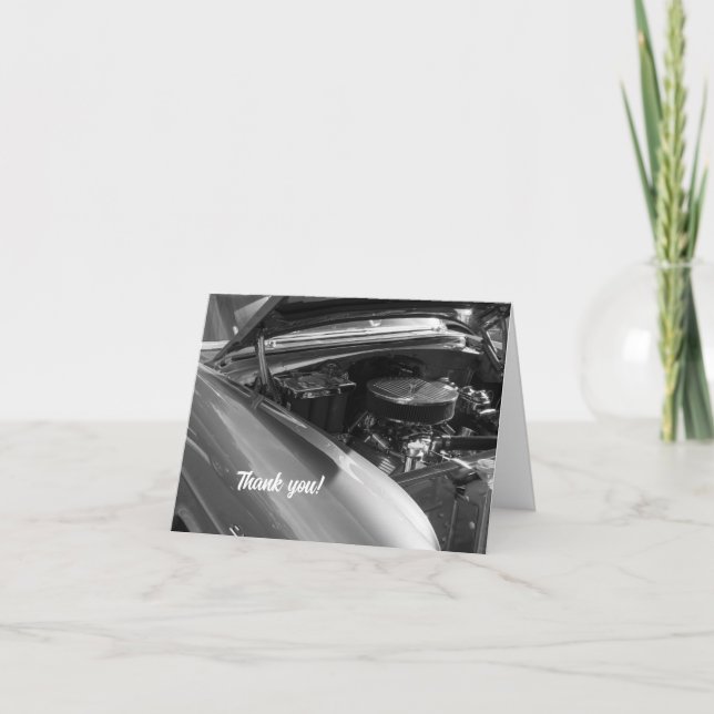 Under The Hood Thank You Card (Front)