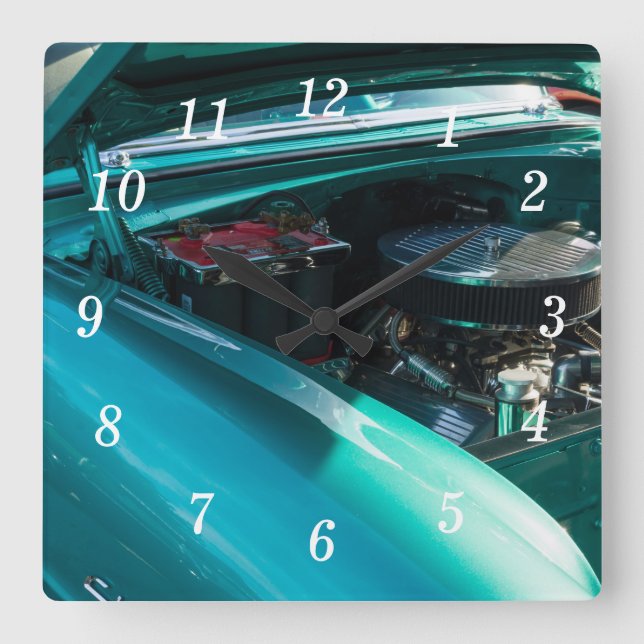 Under The Hood Wall Clock (Front)