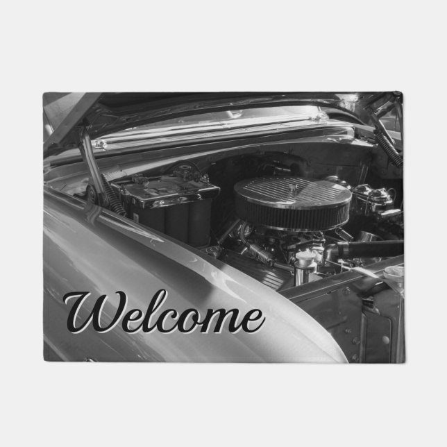 Under The Hood Welcome Doormat (Front)