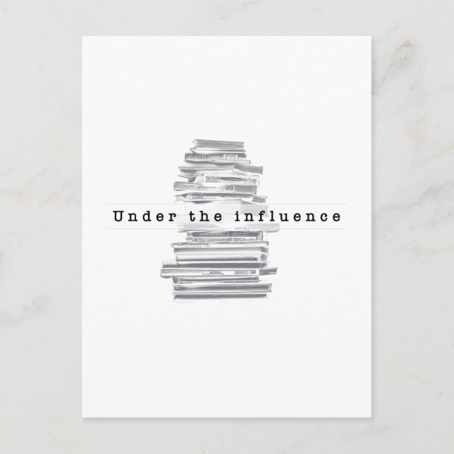 Under the influence postcard (Front)