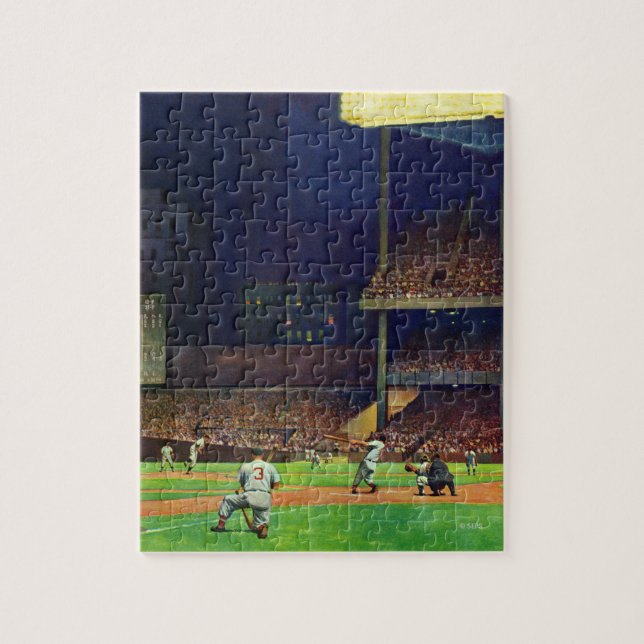 Under The Lights by John Falter Jigsaw Puzzle (Vertical)