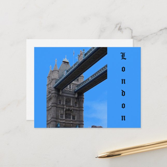 Under The London Bridge Postcard (Front/Back In Situ)