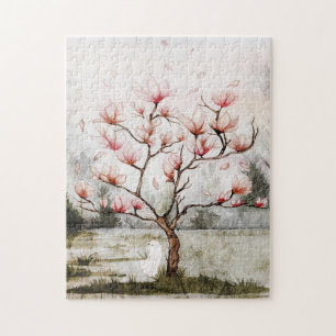 Under The Magnolia Tree Jigsaw Puzzle