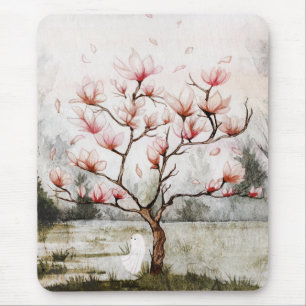 Under The Magnolia Tree Mouse Pad