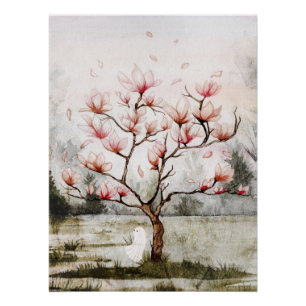 Under The Magnolia Tree Poster