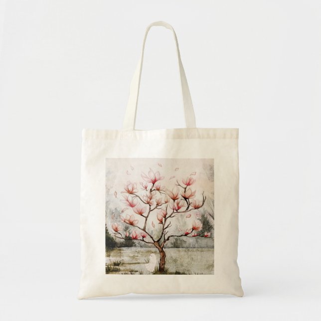 Under The Magnolia Tree Tote Bag (Front)