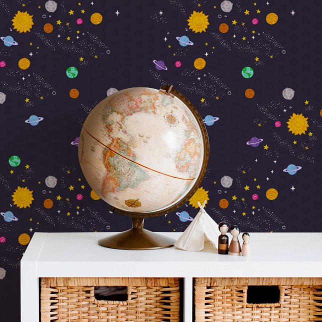 Under The Milkyway Cute Kids Sun System Gallaxy Wallpaper (Creator Uploaded)