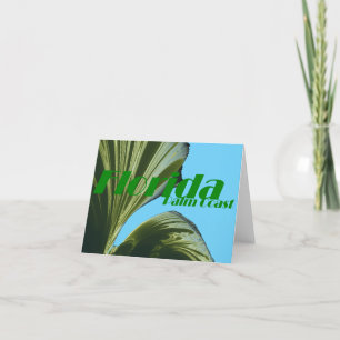 Under The Palm Tree Note Card