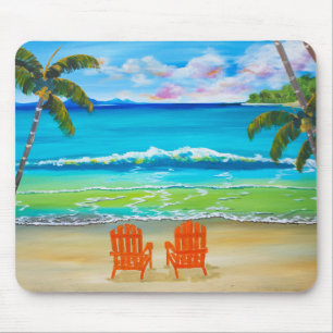 Under The Palm Trees Mouse Pad