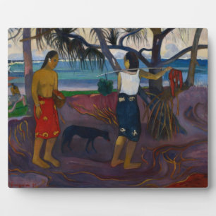 Under the Pandanus, 1891 (oil on canvas) Plaque