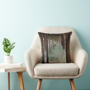 Under The Pier by Shirley Taylor Cushion