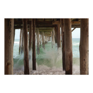 Under The Pier by Shirley Taylor Photo Print