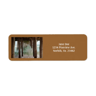 Under the Pier Return Address Label