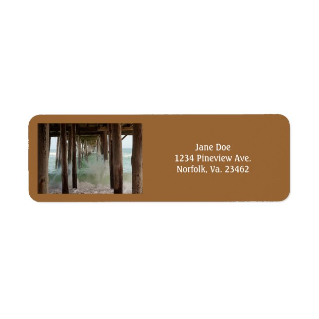 Under the Pier Return Address Label (Front)