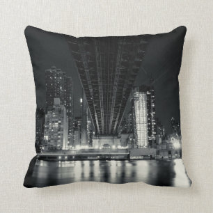 Under the QueensBoro Bridge - NYC Cushion