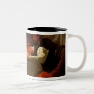 Under the Red Light, c.1910 Two-Tone Coffee Mug