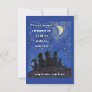 Under the Same Moon Art Note Cards