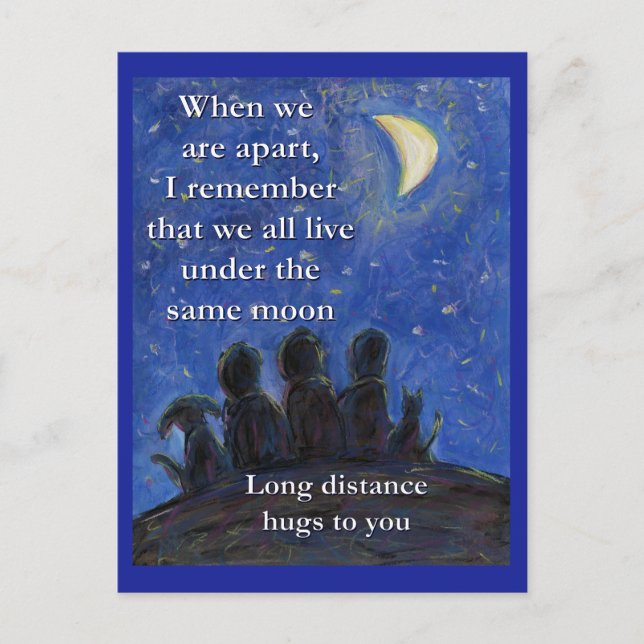 Under the Same Moon Art Postcard (Front)