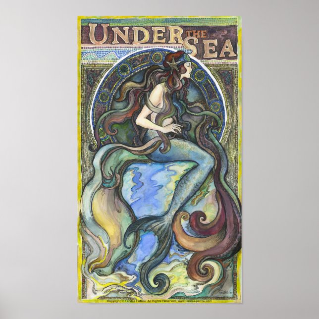 "Under the Sea" - 16.50" x 11.00", Poster / Paper (Front)