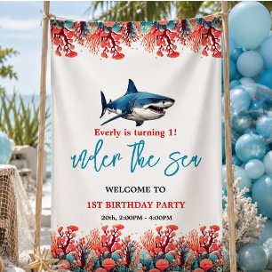 Under the Sea 1st Birthday Party Banner