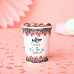 Under the Sea 1st Birthday Party Paper Cups