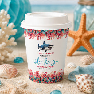 Under the Sea 1st Birthday Party Paper Cups