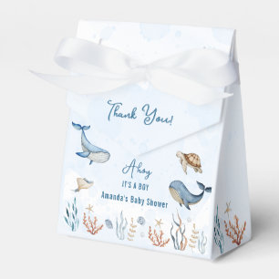 Under the sea Ahoy It's a Boy Baby Shower Favour Box