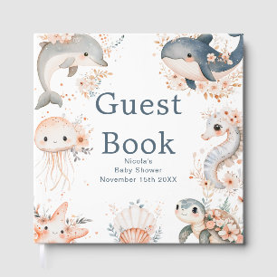 Under The Sea Animals Baby Shower Guest Book