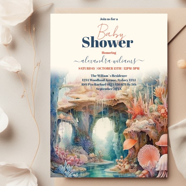 Under the Sea Animals  Baby Shower Invitation (Creator Uploaded)