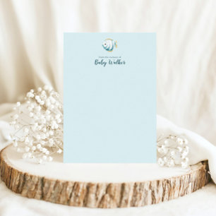 Under The Sea Animals Colourful Baby Shower Card
