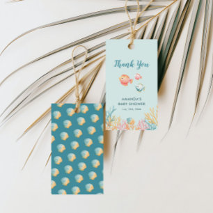 Under The Sea Animals Colourful Baby Shower Gift Tags