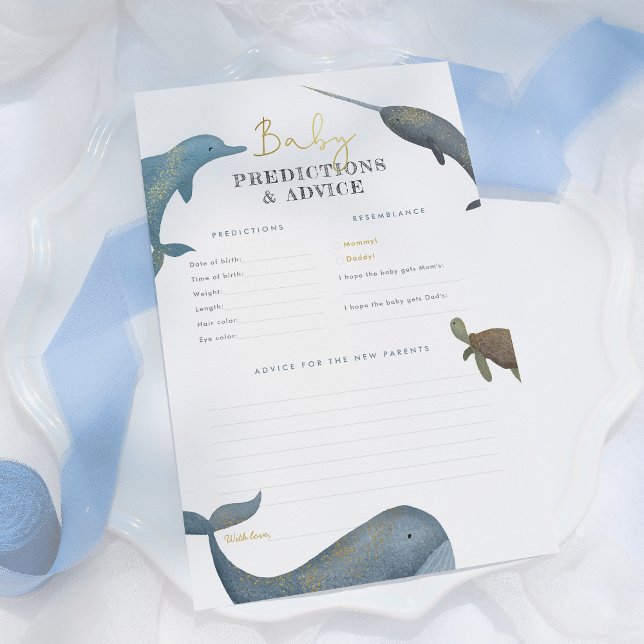 Under The Sea Baby Predictions & Advice Game (Creator Uploaded)