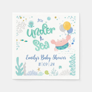 Under The Sea Baby Shower Cocktail Napkins