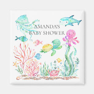 Under the Sea Baby Shower Favour  Magnet
