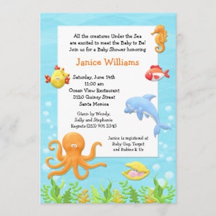 Under the Sea Baby Shower Invitation