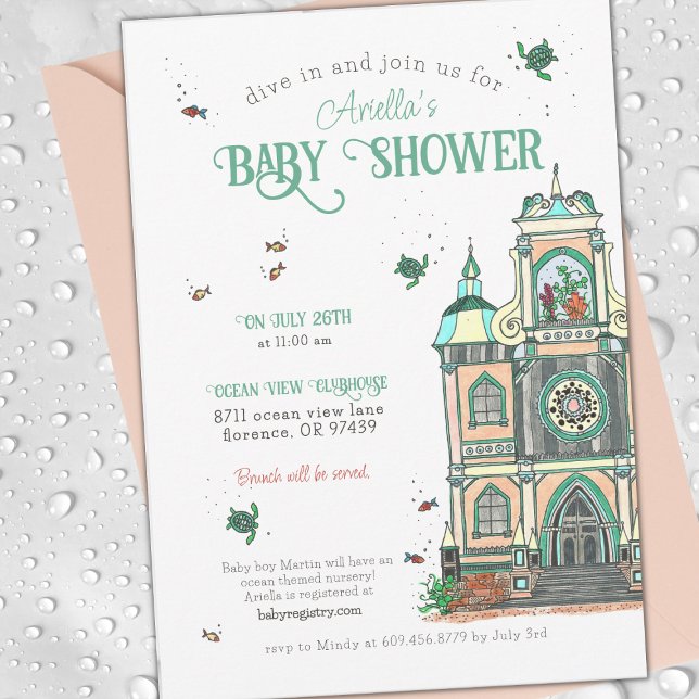 Under the Sea Baby Shower  Invitation (Creator Uploaded)