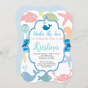 Under the Sea Baby Shower Invitation