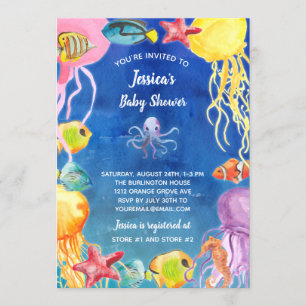 Under the Sea Baby Shower Invitation