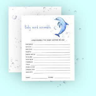 Under the sea - Baby Word Scramble